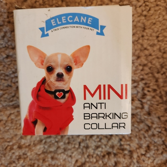 Elecane mini anti-barking collar new for chihuahuas